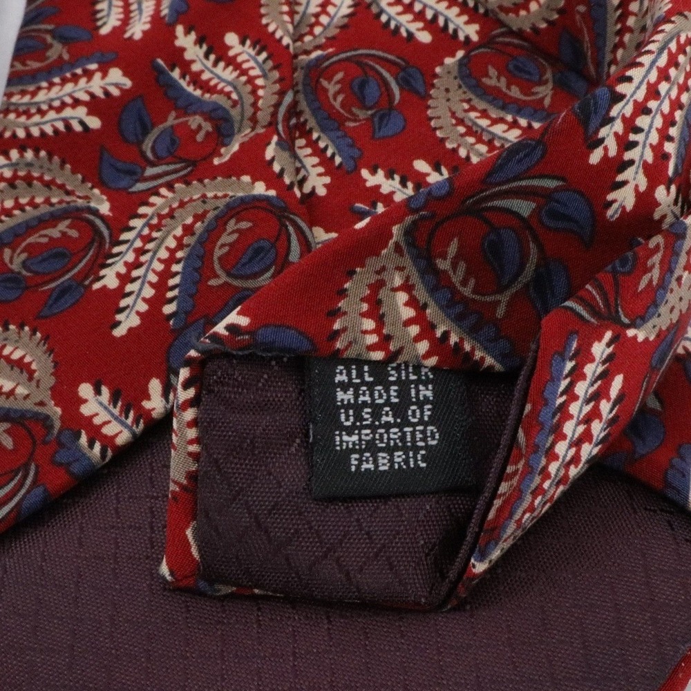 Vintage Christian Dior Monsieur Tie Lot 3 Paisley Abstract Designer Neckties USA - Picture 16 of 16